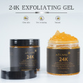 24K Gold Peeling Gel Private Label Custom OEM ODM Hautpflege Gesichtsgel